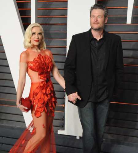 Gwen Stefani is married to Blake Shelton right now